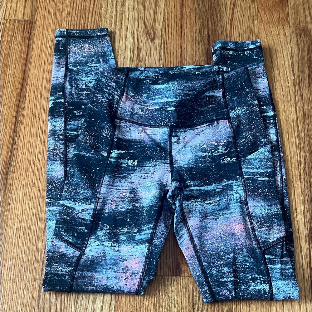Lululemon Multicolor Abstract Leggings